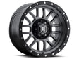 ICON Alpha 17x8.5 5x5 0mm Offset 4.75in BS 71.5mm Bore Gun Metal Wheel ICON Wheels - Cast  AXOPROS