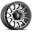 ICON Compression 17x8.5 5x150 25mm Offset 5.75in BS 110.1mm Bore Titanium Wheel ICON Wheels - Cast  AXOPROS