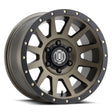 ICON Compression 17x8.5 6x5.5 0mm Offset 4.75in BS 106.1mm Bore Bronze Wheel ICON Wheels - Cast  AXOPROS