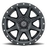 ICON Rebound 17x8.5 5x5.5 0mm Offset 4.75in BS Satin Black Wheel ICON Wheels - Cast  AXOPROS