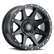 ICON Rebound 17x8.5 5x5.5 0mm Offset 4.75in BS Satin Black Wheel ICON Wheels - Cast  AXOPROS