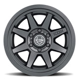 ICON Rebound 17x8.5 6x5.5 0mm Offset 4.75in BS 106.1mm Bore Satin Black Wheel ICON Wheels - Cast  AXOPROS