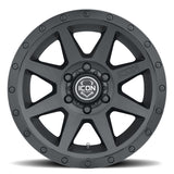 ICON Rebound 18x9 6x135 6mm Offset 5.25in BS 87.1mm Bore Double Black Wheel ICON Wheels - Cast  AXOPROS