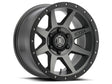 ICON Rebound 18x9 6x5.5 0mm Offset 5in BS 106.1mm Bore Titanium Wheel ICON Wheels - Cast  AXOPROS