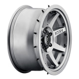 ICON Rebound Pro 17x8.5 6x135 6mm Offset 5in BS 87.1mm Bore Titanium Wheel ICON Wheels - Cast  AXOPROS