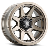 ICON Rebound Pro 17x8.5 6x5.5 0mm Offset 4.75in BS 106.1mm Bore Bronze Wheel ICON Wheels - Cast  AXOPROS