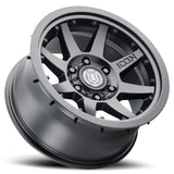 ICON Rebound Pro 17x8.5 6x5.5 0mm Offset 4.75in BS 106.1mm Bore Satin Black Wheel ICON Wheels - Cast  AXOPROS