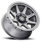 ICON Rebound Pro 17x8.5 6x5.5 0mm Offset 4.75in BS 106.1mm Bore Titanium Wheel ICON Wheels - Cast  AXOPROS