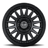 ICON Recon Pro 17x8.5 6x5.5 0mm Offset 4.75in BS 106.1mm Bore Satin Black Wheel ICON Wheels - Cast  AXOPROS