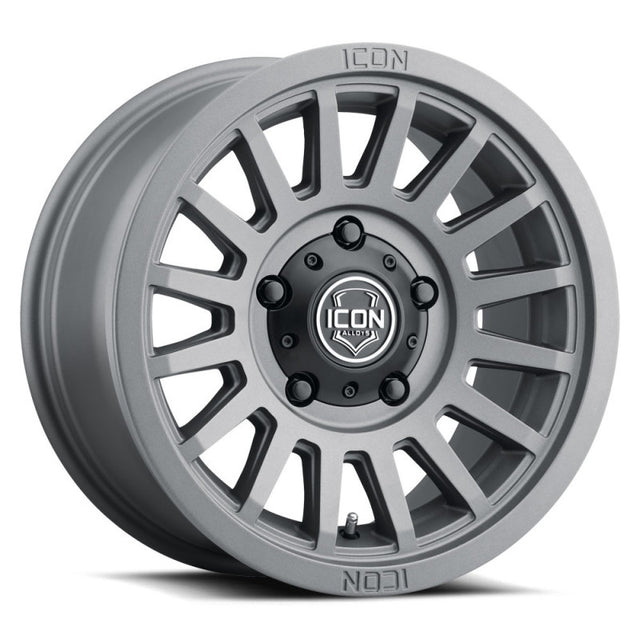 ICON Recon SLX 17x8.5 5x4.5 0mm Offset 4.75in BS 71.5mm Bore Charcoal Wheel ICON Wheels - Cast  AXOPROS