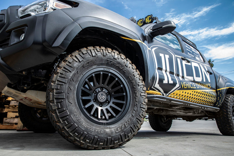 ICON Recon SLX 17x8.5 5x4.5 0mm Offset 4.75in BS 71.5mm Bore Satin Black Wheel ICON Wheels - Cast  AXOPROS