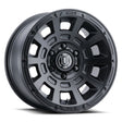 ICON Thrust 17x8.5 6x5.5 0mm Offset 4.75in BS Satin Black Wheel ICON Wheels - Cast  AXOPROS
