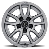 ICON Vector 5 17x8.5 5x150 25mm Offset 5.75in BS 110.1mm Bore Titanium Wheel ICON Wheels - Cast  AXOPROS