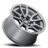 ICON Vector 5 17x8.5 5x150 25mm Offset 5.75in BS 110.1mm Bore Titanium Wheel ICON Wheels - Cast  AXOPROS