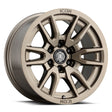 ICON Vector 6 17x8.5 6x5.5 0mm Offset 4.75in BS 106.1mm Bore Bronze Wheel ICON Wheels - Cast  AXOPROS