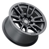 ICON Vector 6 17x8.5 6x5.5 25mm Offset 5.75in BS 95.1mm Bore Satin Black Wheel ICON Wheels - Cast  AXOPROS