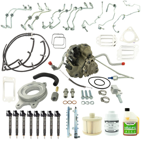 Industrial Injection 11-16 Duramax 6.6L LML Bosch Disaster Kit w/Emissions Intact CP3 Conversion Kit Industrial Injection Fuel Systems  AXOPROS
