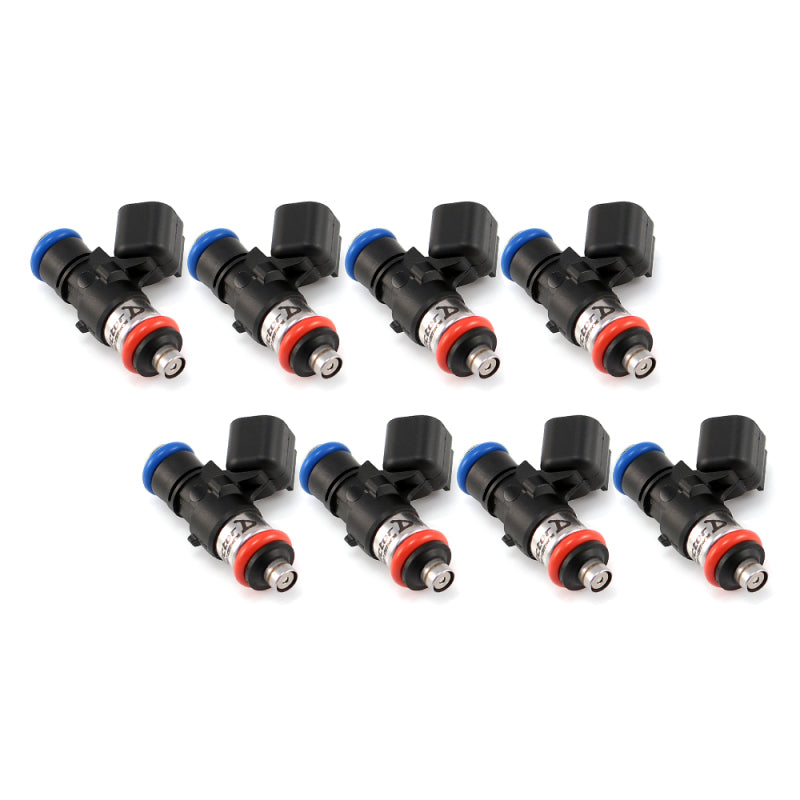 Injector Dynamics 1340cc Injectors- 34mm Length-No Adapt Top(14mm O-Ring)/15mm Low O-Ring(Set of 8) Injector Dynamics Fuel Injector Sets - 8Cyl  AXOPROS