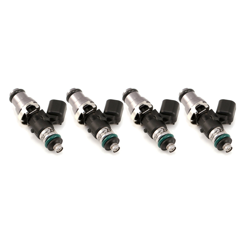 Injector Dynamics 1340cc Injectors - 48mm Length - 14mm Grey Top - 14mm Lower O-Ring (Set of 4) Injector Dynamics Fuel Injector Sets - 4Cyl  AXOPROS