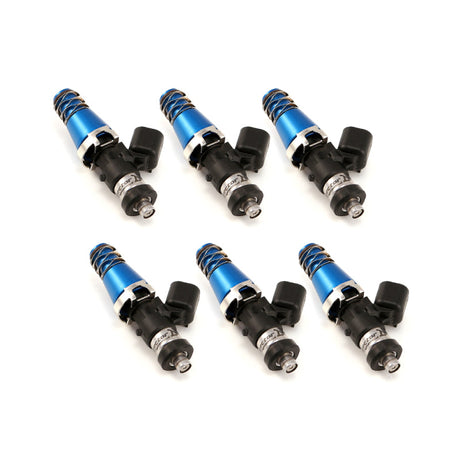 Injector Dynamics 1340cc Injectors - 60mm Length - 11mm Blue Top - Denso Lower Cushion (Set of 6) Injector Dynamics Fuel Injector Sets - 6Cyl  AXOPROS