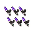Injector Dynamics 1340cc Injectors - 60mm Length - 14mm Purple Top - 14mm Lower O-Ring (Set of 6) Injector Dynamics Fuel Injector Sets - 6Cyl  AXOPROS