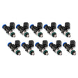 Injector Dynamics 2600-XDS Injectors - 34mm Length - 14mm Top - 14mm Lower O-Ring (Set of 10) Injector Dynamics Fuel Injector Sets - 10Cyl  AXOPROS