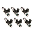Injector Dynamics 2600-XDS Injectors - 48mm Length - 14mm Top - 14mm Lower O-Ring (Set of 6) Injector Dynamics Fuel Injector Sets - 6Cyl  AXOPROS
