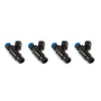 Injector Dynamics ID1050X Injectors 14mm (Grey) Adaptor Bottom (Set of 4) Injector Dynamics Fuel Injector Sets - 4Cyl  AXOPROS