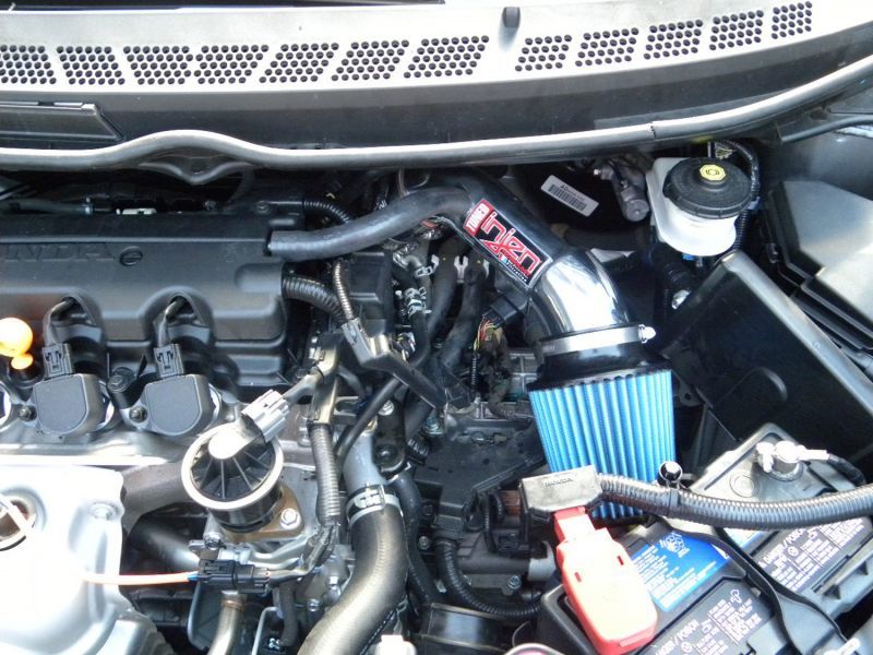 Injen 06-11 Honda Civic Ex 1.8L 4cyl Polished Tuned Air Intake w/ MR Tech/Nano-Fiber Dry Filter Injen Cold Air Intakes  AXOPROS