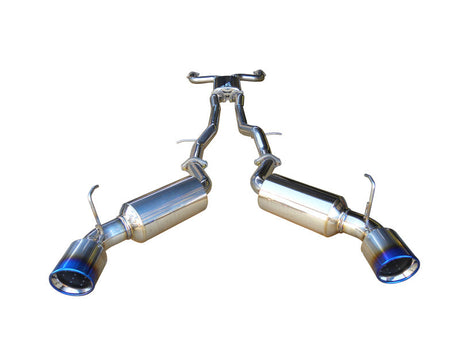 Injen 08-13 Infiniti G37/G37 IPL Coupe 3.7L 76mm Stainless Steel Exhaust w/ Titanium Tips Injen Catback  AXOPROS