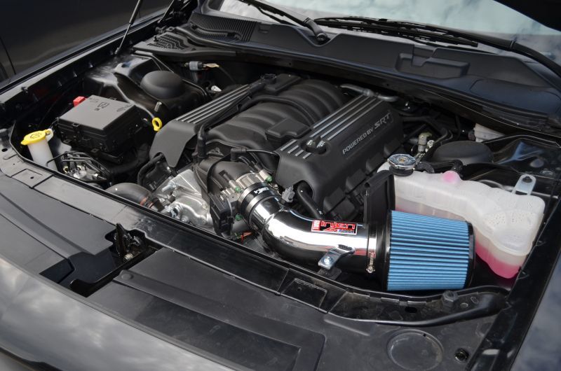 Injen 11-20 Dodge Challenger SRT-8 6.4L V8 Wrinkle Black Power-Flow Short Ram Intake Injen Cold Air Intakes  AXOPROS