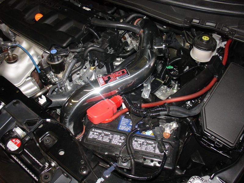 Injen 12-13 Honda Civic Polished Tuned Air Intake w/ MR Tech/Web Nano-Fiber Dry Filter Injen Cold Air Intakes  AXOPROS