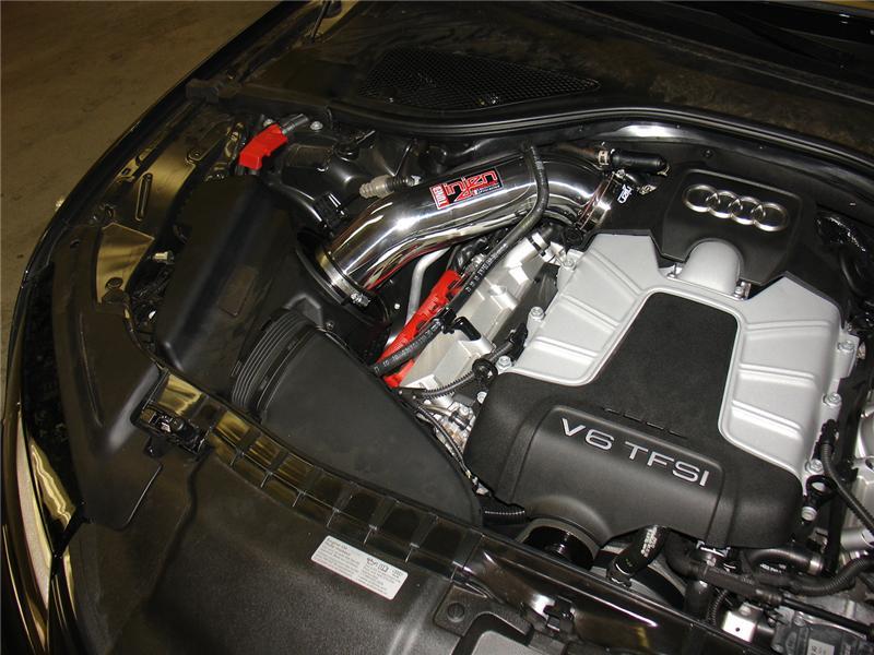 Injen 12-18 Audi A7 3.0L Supercharged Polished Short Ram Intake w/ MRI Tech & Air Horn Injen Cold Air Intakes  AXOPROS