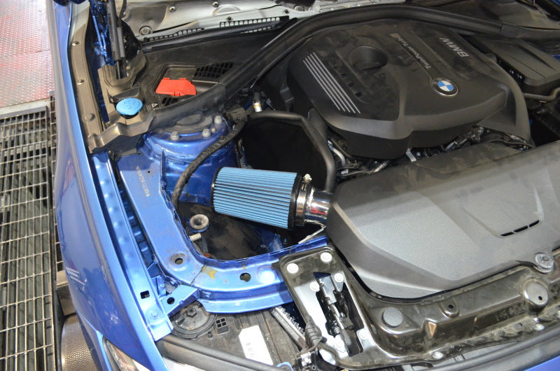 Injen 16-18 BMW 330i B48 2.0L (t) Wrinkle Black Cold Air Intake Injen Cold Air Intakes  AXOPROS