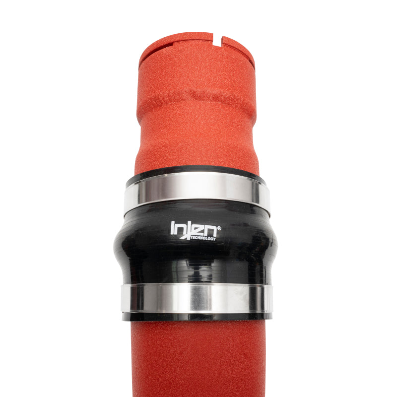 Injen 17-22 Ford F250/F/350/F-450/F-550 V8-6.7L Turbo Diesel Wrinkle Red Intercooler Piping Kit Injen Intercooler Pipe Kits  AXOPROS