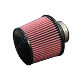 Injen High Performance Air Filter - 2.50 Black Filter 6 Base / 5 Tall / 5 Top Injen Air Filters - Drop In  AXOPROS