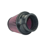 Injen High Performance Air Filter - 3.00 Black Filter 6 Base / 5 Tall / 4 Top - 45 Pleat Injen Air Filters - Drop In  AXOPROS