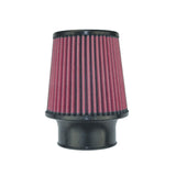 Injen High Performance Air Filter - 3.00 Black Filter 6 Base / 5 Tall / 4 Top - 45 Pleat Injen Air Filters - Drop In  AXOPROS