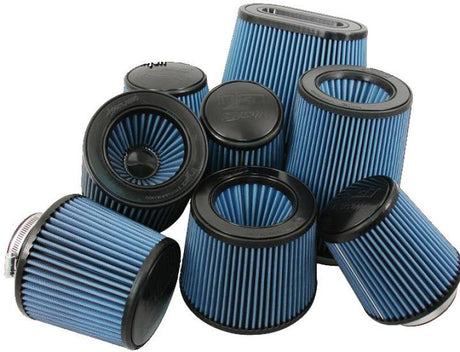 Injen Nanofiber Dry Air Filter - 4in Flange Dia / 6 1/2in Base / 7in Tall / 5 3/8in Top Injen Air Filters - Drop In  AXOPROS