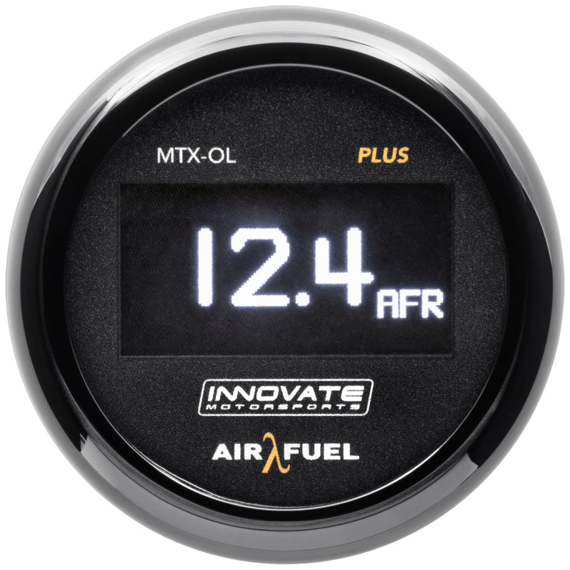 Innovate MTX-OL PLUS Wideband Digital Air/Fuel Ratio OLED Gauge Kit 8ft w/O2 Sensor Innovate Motorsports Gauges  AXOPROS