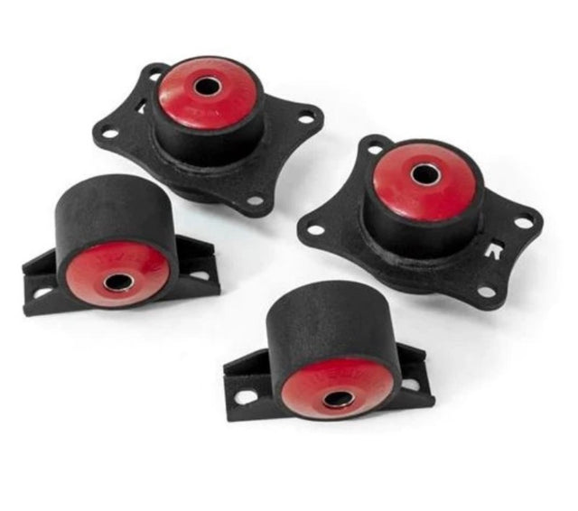 Innovative 00-09 Honda S2000 F-Series Black Steel Mounts 85A Bushings (Rear Diff Mounts OEM Diff) Innovative Mounts Engine Mounts  AXOPROS