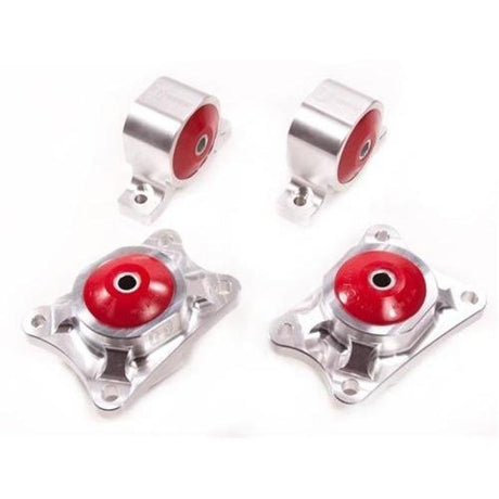 Innovative 00-09 Honda S2000 F-Series Silver Aluminum Mounts 75A Bushings Billet Rear Diff Mounts Innovative Mounts Differential Mounts  AXOPROS