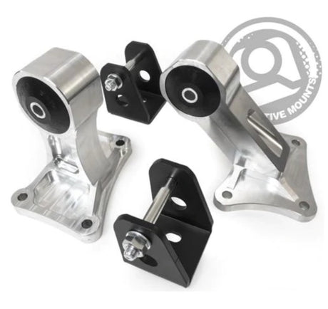 Innovative 00-09 Honda S2000 F-Series Silver Aluminum Mounts 75A Bushings (NoTrans Mount) Innovative Mounts Engine Mounts  AXOPROS