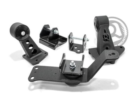 Innovative 00-09 Honda S2000 K-Series Black Steel Mounts 75A Bushings Innovative Mounts Engine Mounts  AXOPROS