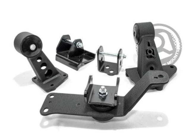 Innovative 00-09 Honda S2000 K-Series Black Steel Mounts 75A Bushings Innovative Mounts Engine Mounts  AXOPROS