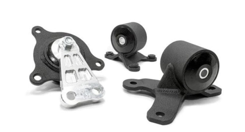 Innovative 02-05 Civic K-Series Black Steel Mounts 95A Bushings (Not K24 Trans) Innovative Mounts Engine Mounts  AXOPROS