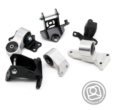 Innovative 06-11 Honda Civic Si K-Series Silver Billet Aluminum Mounts 75A Bushings (Not K24 Trans) Innovative Mounts Differential Mounts  AXOPROS
