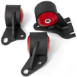 Innovative 88-91 Civic D-Series Black Steel Mounts 60A Bushings (Cable) Innovative Mounts Engine Mounts  AXOPROS