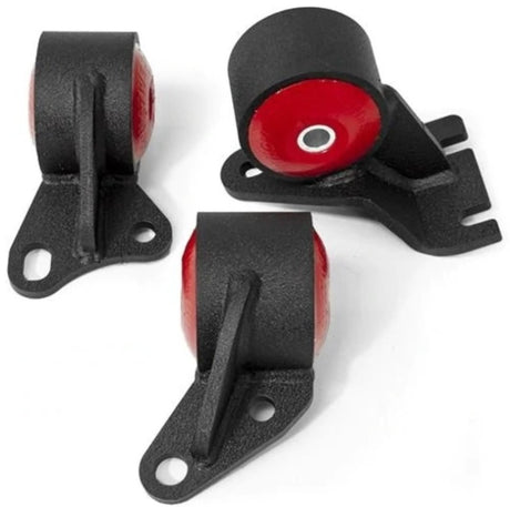 Innovative 88-91 Civic D-Series Black Steel Mounts 75A Bushings (Cable) Innovative Mounts Engine Mounts  AXOPROS