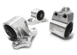 Innovative 92-95 Civic B/D Series Silver Aluminum Mounts Solid Bushings (3 Bolt) Innovative Mounts Engine Mounts  AXOPROS